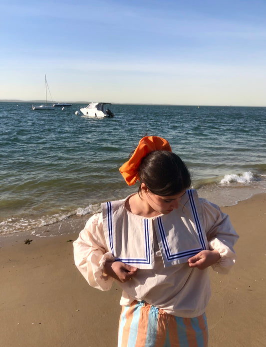Blouse à col marin
