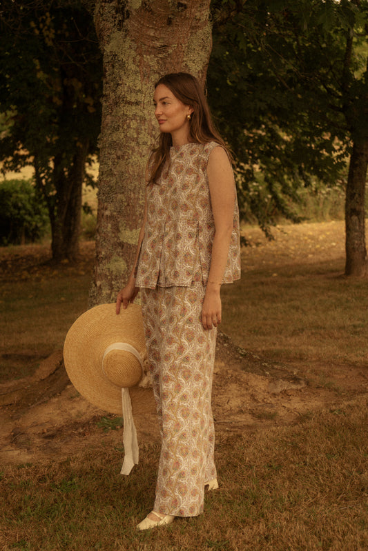 Pantalon motif cachemire